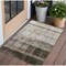 Homeroots 3' X 5' Brown Ombre Washable Non Skid Indoor Outdoor Area Rug 563631 - alternate 1