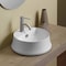 Whitehaus Collection Britannia Round Above Mount Basin with Single Faucet Hole Drill B-SH03 - alternate 2