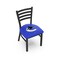 Holland Bar Stool Co BlackLogo Chair, VinylSeat L00418VanCan - alternate 1