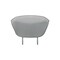 Uni Pro Backrest Extension, Fits 136/Grammer 5X1, Gray Vinyl 8729 - alternate 2