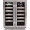 Whynter Seamless Stainless Steel Door Dual Zone Built-in Wine Refrigerator BWR-401DS - alternate 1