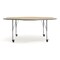 Flash Furniture Commercial Adjustable Height Flower Activity Table with Locking Casters-LT NAT XU-A60-FLR-LTNAT-T-P-CAS-GG - alternate 3
