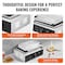 Vevor Commercial Waffle Maker Round Waffle Iron Baker Machine Non-Stick 1230W XC-HF-1 - alternate 2