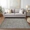 Homeroots 3' X 5' Gray And Silver Southwestern Washable Indoor Outdoor Area Rug 587050 - alternate 3