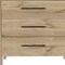 Homeroots 59" Natural and Black Six Drawer Double Dresser 478265 - alternate 3