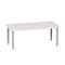 Beleduc By Playwell Adjustable Table 48x24 White Top, Oak Legs, Height Range 35-55cm/14-22in 846172 - alternate 1