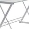 Homeroots 62" Clear Glass and Stainless Steel Computer Desk 723780 - alternate 4