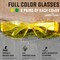 Bison Life Keystone, Safety Glasses, Anti-Scratch, Yellow & Green Lens, Frameless, 12 PK BL-KSSG1-CLCT-YGR-12 - alternate 3