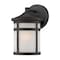 Homeroots Matte Black Hanging Lantern Shape Wall Light 398554 - alternate 2