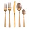 Megachef Cravat 20 Piece Flatware Utensil Set, Stainless Steel Service for 4 in Matte Rose MCFW-CRAVAT-MATTEROSE - alternate 4