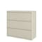 Hirsh 42" W 3 Drawer Lateral File Cabinet, Putty, A4/Legal/Letter 17643 - alternate 3