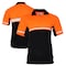 Dome75 Safety Shirt, Enhaced Visibility, Polyester, HiVis Orange/Black Bottom, 5X OSP4742 - alternate 1