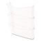 Rubbermaid Unbreakable Three Pocket Wall File Set, Letter, Clear 65976ROS - alternate 3
