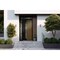 Vdomdoors Aluminum Door Cynex 6113 Natural Oak Entry Steel Metal Modern Painted W36+14xH80+14 Right Inswing CYNEX6113EXD-OAK-W36+14xH80+14-RH-I - alternate 2