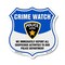 Signmission Neighborhood Crime Watch Shield Sign We, 18 Inch X 18 Inch, Plastic Sign SHI-P-18-388 - alternate 1