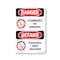 Signmission OSHA Danger Sign, Flammable No Smoking Bilingual, 24in X 18in Decal, OS-DS-D-1824-VG-1824 OS-DS-D-1824-VG-1824 - alternate 1