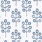 Chesapeake Plum Tree Blue Botanical Wallpaper 3124-13874 - alternate 1