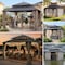 Sunjoy 14x12 Kingston Hardtop Rectangular Gazebo Wood A10204367000 - alternate 4