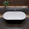 Annzi 55.12 in L, 29.53 in W, Black, Acrylic, Center FT-AZ098-55BK - alternate 6