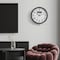 Clockswise 14-inch Wall Clock, Non-Ticking Analog & Digital with Temperature Display Battery Powered,  QI004749.BK.14 - alternate 3