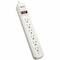 Tripp Lite Outlet Strip, Surge, 6 5-15R, 5-15P, 6 ft., White TLP606TAA - alternate 1