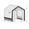 Miracle-Gro 6 x 6 x 6 ft White Greenhouse 70530 - alternate 6