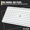 Anzzi 76''x57-60'' Sliding Frameless Shower Door in Polished Chrome with Alcove Center Drain Shower Base SD-5902201C-CH - alternate 5