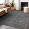 Homeroots 10' X 14' Charcoal And Gray Abstract Washable Indoor Outdoor Area Rug 594928 - alternate 2