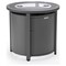 Leisuremod Walbrooke Patio Round Fire Pit and Tank Holder, Grey WGR-29-24-GL - alternate 4