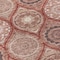 Homeroots 8' Orange Beige And Gray Round Floral Medallion Washable Indoor Outdoor Area Rug 614625 - alternate 3