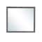 Homeroots 35" Dark Gray Wood Framed Accent Mirror 478618 - alternate 1