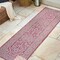 Jonathan Y Sinjuri Medallion Textured Weave Fuchsia/Light Gray 2 ft. x 8 ft. Indoor/Outdoor Runner Rug SMB101G-28 - alternate 6