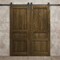 Sartodoors Modern Double Barn Door 48 x 80 inches, Ego 5012 Marble Oak, 13FT Rail Track Set, Solid Panel Int EGO5012DB-DMR-48 - alternate 2