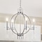 Jonathan Y Laura 23" Crystal/Metal LED Chandelier, Chrome JYL7402A - alternate 6