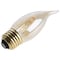 Satco 3.5 Watt CA11 LED 2000K CCT Medium Base Clear Glass Amber Coil Filament Dimmable 120 Volt S14224 - alternate 2