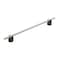 Amerock Transcendent 10-1/16 in 256 mm Center-to-Center Matte Black/Polished Nickel Cabinet Pull BP7414256MBPN - alternate 1