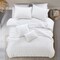 Homeroots White Twin Polyester 220 Thread Count Washable Duvet Cover Set 529048 - alternate 4