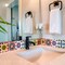 Homeroots 12" X 12" Festival Brights Mosaic Peel and Stick Removable Tiles 556415 - alternate 3
