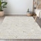 Homeroots 8' X 10' Ivory Gray And Gold Floral Washable Indoor Outdoor Area Rug 595964 - alternate 4