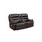 Homeroots 78in Brown Faux Leather Power Reclining Love Seat With Storage 366312 - alternate 3