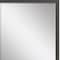 Homeroots 31" Dark Brown Solid Wood Framed Accent Mirror 632827 - alternate 2