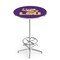 Holland Bar Stool Co 42" Chrome Louisiana State Pub Table, 36" dia. Top L216C4236LaStUn - alternate 1