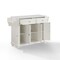 Crosley Cambridge Stone Top Full Size Kitchen Island/Cart KF30005DWH - alternate 4