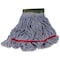 Rubbermaid Commercial 5 in Looped-End Wet Mop, Blue, Cotton/Synthetic, PK6, FGC15306BL00 FGC15306BL00 - alternate 1