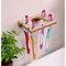 Homeroots Traditional Solid Teak Wall Mount Cup and Toothbrush Holder 475852 - alternate 3