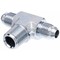 Gates Male JIC 37 Flare on Run to Male Pipe NPTF - Tee SAE to SAE G60551-1008 - alternate 1