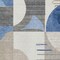 Homeroots 9' X 12' Blue Gray And Ivory Geometric Washable Indoor Outdoor Area Rug 617978 - alternate 7