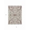 Homeroots 5' X 8' Taupe And Ivory Damask Washable Indoor Outdoor Area Rug 614462 - alternate 7