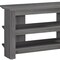Homeroots 42in Ash Gray Open Shelving TV Stand 332878 - alternate 3