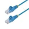 Startech.Com 2ft Blue Slim CAT6 Ethernet Cable, Snagless RJ45, 28AWG Bare Copper, LSZH N6PAT2BLS - alternate 1